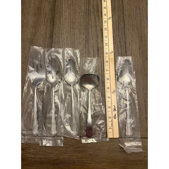 Sears Hostess Set Carma 5-Piece Stainless Steel Serving Utensils - Picture 7 of 8